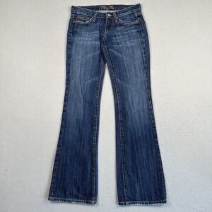 Miss Me Marilyn Jeans Womens 26 Blue Denim Bootcut‎ Dark Wash Low Rise Pants